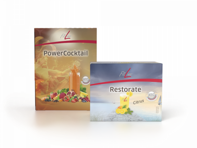 FitLine Oптимальний Cет (PowerCocktail + Restorate Citrus)
