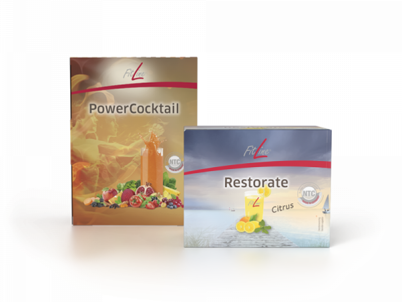 FitLine Oптимальний Cет (PowerCocktail + Restorate Citrus)
